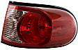 Driver and Passenger Side Halogen Tail Light, Without bulb(s), OE Replacement
