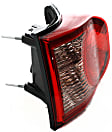 Driver and Passenger Side Halogen Tail Light, Without bulb(s), OE Replacement