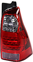 Driver and Passenger Side Halogen Tail Light, Without bulb(s), OE Replacement