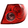 Driver and Passenger Side, Inner and Outer Halogen Tail Light, With bulb(s), OE Replacement