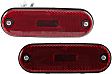 Rear, Driver and Passenger Side Side Marker With bulb(s)
