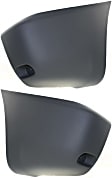 Rear, Driver and Passenger Side Bumper End, Primed Plastic