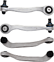 Front, Driver and Passenger Side, Upper, Frontward and Rearward Control Arms