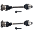 2010 Audi A5 Quattro - Front, Driver and Passenger Side Axle Assembly, Updated Design, Standard Duty Replacement, 3.2L 6Cyl