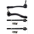 Front, Driver and Passenger Side, Inner and Outer Tie Rod End