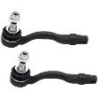 Front, Driver and Passenger Side, Outer Tie Rod Ends