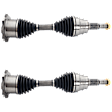 2013 Chevrolet Silverado 2500 HD - Front, Driver and Passenger Side Axle Assembly,  Not for use with lifted suspensions., Standard Duty Replacement, 4WD, 6.0L 8Cyl