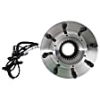 Front, Driver and Passenger Side Wheel Hub, 5 lugs, 4WD