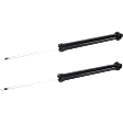 Rear, Driver and Passenger Side Shocks, Coupe/Hatchback/Sedan