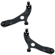 Front, Driver and Passenger Side, Lower Control Arm, Stamped Steel