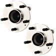 Rear, Driver and Passenger Side Wheel Hub, 5 Lugs