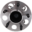 Rear, Driver and Passenger Side Wheel Hub, 5 Lugs, FWD