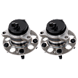 Rear, Driver and Passenger Side Wheel Hub, 5 Lugs, 1.6L, 4Cyl