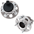Rear, Driver and Passenger Side Wheel Hub, 4 Lugs, 1.6L, 4Cyl