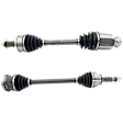 Front, Driver and Passenger Side Axle Assemblies, Standard Duty