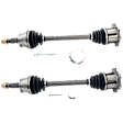Rear, Driver and Passenger Side Axle Assemblies, Standard Duty