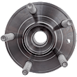 Front, Driver and Passenger Side Wheel Hub, 5 Lugs