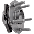 Front, Driver and Passenger Side Wheel Hub, 5 Lugs