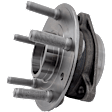 Front, Driver and Passenger Side Wheel Hub, 5 Lugs