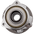 Front, Driver and Passenger Side Wheel Hub, 5 Lugs