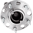 Rear, Driver and Passenger Side Wheel Hub, 5 Lugs, FWD