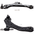 Front, Driver and Passenger Side, Lower Control Arms