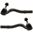 Front, Driver and Passenger Side, Outer Tie Rod Ends