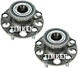 SET-TM512188 Rear, Driver and Passenger Side Wheel Hub, With Bearing, FWD, Timken OE Replacement