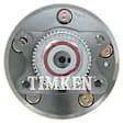 SET-TM512189 Rear, Driver and Passenger Side Wheel Hub, With Bearing, Timken OE Replacement
