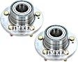 SET-TM512197 Rear, Driver and Passenger Side Wheel Hub, With Bearing, Timken OE Replacement