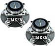 SET-TM512218 Rear, Driver and Passenger Side Wheel Hub, With Bearing, 1.8L, 4Cyl, Timken OE Replacement