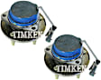 SET-TM512222 Rear, Driver and Passenger Side Wheel Hub, With Bearing, FWD, Timken OE Replacement