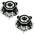 SET-TM512299 Rear, Driver and Passenger Side Wheel Hub, With Bearing, Timken OE Replacement
