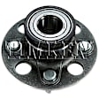 SET-TM512323 Rear, Driver and Passenger Side Wheel Hub, With Bearing, Timken OE Replacement