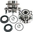 SET-TM513017K Front, Driver and Passenger Side Wheel Hub, With Bearing, FWD, Timken OE Replacement
