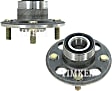SET-TM513035 Rear, Driver and Passenger Side Wheel Hub, 4 Lugs, With Bearing, FWD, Timken OE Replacement