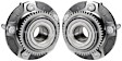 SET-TM513115 Front, Driver and Passenger Side Wheel Hub, With Bearing, Timken OE Replacement