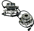 2007 GMC Envoy - Front, Driver and Passenger Side Wheel Hub, RWD, With Bearing, Timken OE Replacement