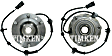 2007 GMC Envoy - Front, Driver and Passenger Side Wheel Hub, RWD, With Bearing, Timken OE Replacement