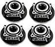SET-TM513226-4 Front and Rear, Driver and Passenger Side Wheel Hub, With Bearing, FWD, 1.6L, 4Cyl, Timken OE Replacement