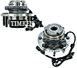 SET-TM515020 Front, Driver and Passenger Side Wheel Hub, With Bearing, 4WD, Timken OE Replacement