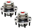 SET-TM515021 Front, Driver and Passenger Side Wheel Hub, With Bearing, Timken OE Replacement