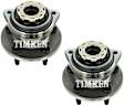 SET-TM515026 Front, Driver and Passenger Side Wheel Hub, With Bearing, Timken OE Replacement