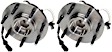 SET-TM515030 Front, Driver and Passenger Side Wheel Hub, With Bearing, Timken OE Replacement
