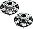 SET-TMHA590016 Rear, Driver and Passenger Side Wheel Hub, With Bearing, Timken OE Replacement