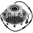 SET-TMHA590032 Front, Driver and Passenger Side Wheel Hub, 8 Lugs, With Bearing, 4WD, Timken OE Replacement