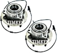SET-TMHA590033 Front, Driver and Passenger Side Wheel Hub, With Bearing, Timken OE Replacement