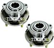 SET-TMHA590069 Front, Driver and Passenger Side Wheel Hub, With Bearing, FWD, Timken OE Replacement