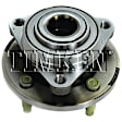 SET-TMHA590069 Front, Driver and Passenger Side Wheel Hub, With Bearing, FWD, Timken OE Replacement