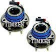 SET-TMHA590078 Front, Driver and Passenger Side Wheel Hub, With Bearing, Timken OE Replacement